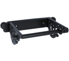 Toiletrolhouder klassiek ijzer zwart