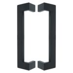 Deurgreep Aerina dubbel 250mm mat zwart