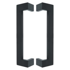 Deurgreep Aerina dubbel 250mm mat zwart