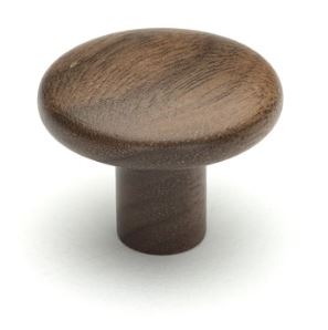Meubelknop Odense Ø32mm walnoot
