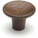 Meubelknop Oslo Ø28mm walnoot