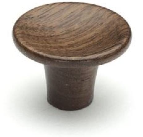 Meubelknop Oslo Ø28mm walnoot