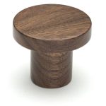 Meubelknop Stockholm Ø48mm walnoot