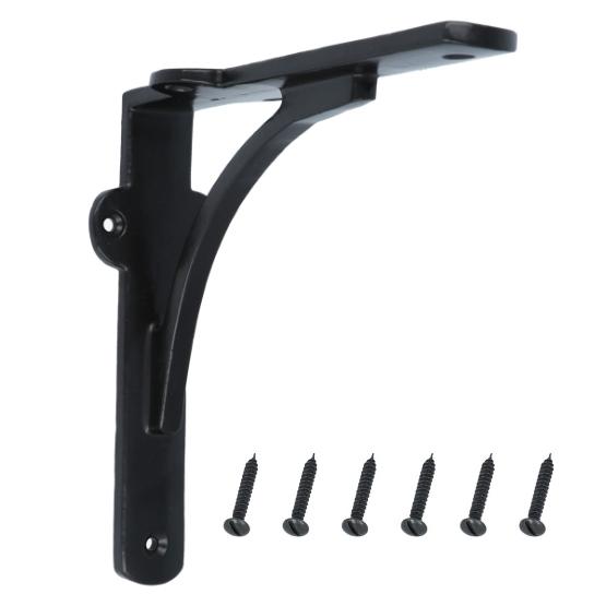 Plankdrager 148x148 mm ijzer zwart - Afbeelding 2