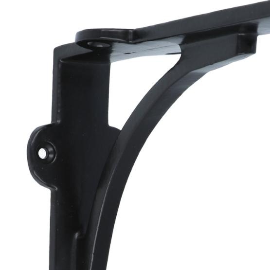 Plankdrager 148x148 mm ijzer zwart - Afbeelding 3