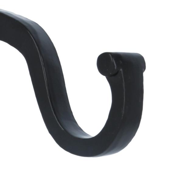 Kapstokhaak 90mm ijzer zwart - Afbeelding 3