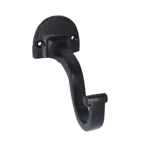 Kapstokhaak 90mm ijzer zwart - Afbeelding 4