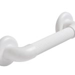 Secucare Wandbeugel basic 300 mm geribbeld kunststof wit