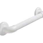 Secucare Wandbeugel basic 450 mm geribbeld kunststof wit