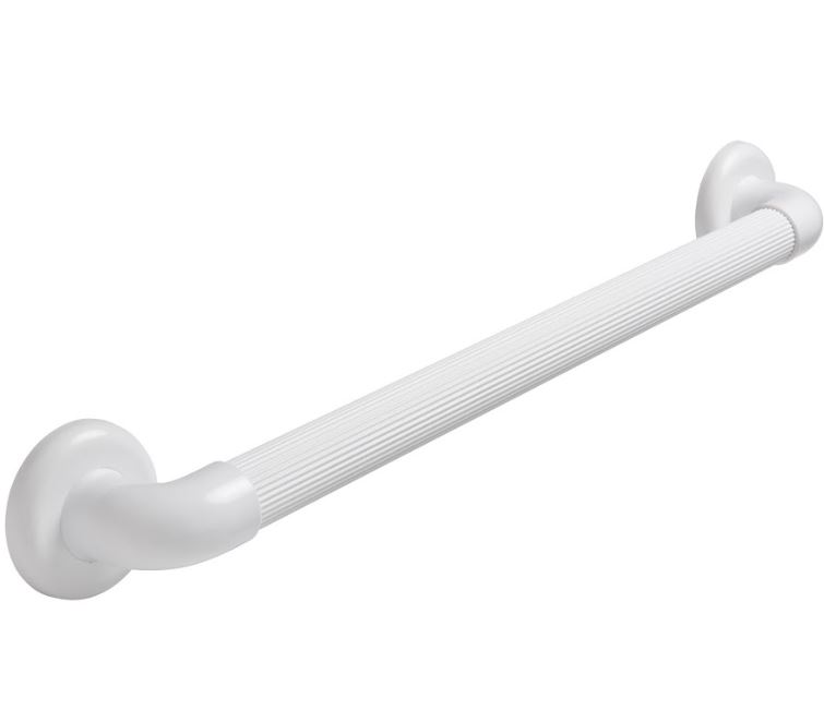 Secucare Wandbeugel basic 600 mm geribbeld kunststof wit