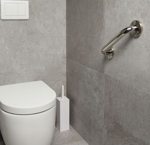 Secucare Wandbeugel 450 mm ø32 mm rvs gepolijst - Afbeelding 2