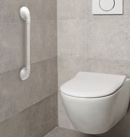 Secucare Wandbeugel zuignap 400 mm wit - Afbeelding 3