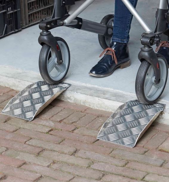 SecuCare Drempelhulp portable 0-100 mm aluminium 2 stuks - Afbeelding 2