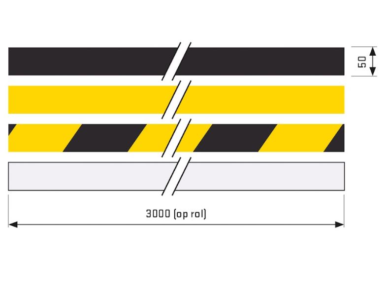 SecuCare anti slip sticker op rol 3 meter transparant - Afbeelding 3
