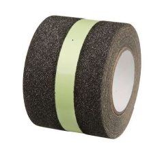 SecuCare anti slip sticker op rol 3 meter zwart/glow in the dark