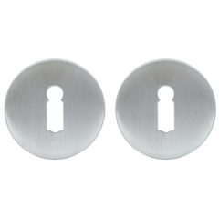 ODShop sleutelplaatjes Modern rond rvs