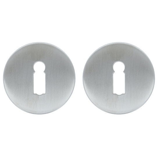 ODShop sleutelplaatjes Modern rond rvs