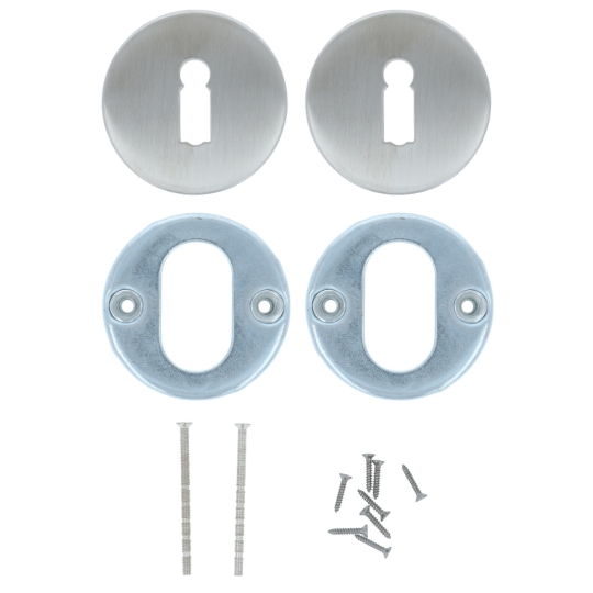 ODShop sleutelplaatjes Modern rond rvs - Afbeelding 3