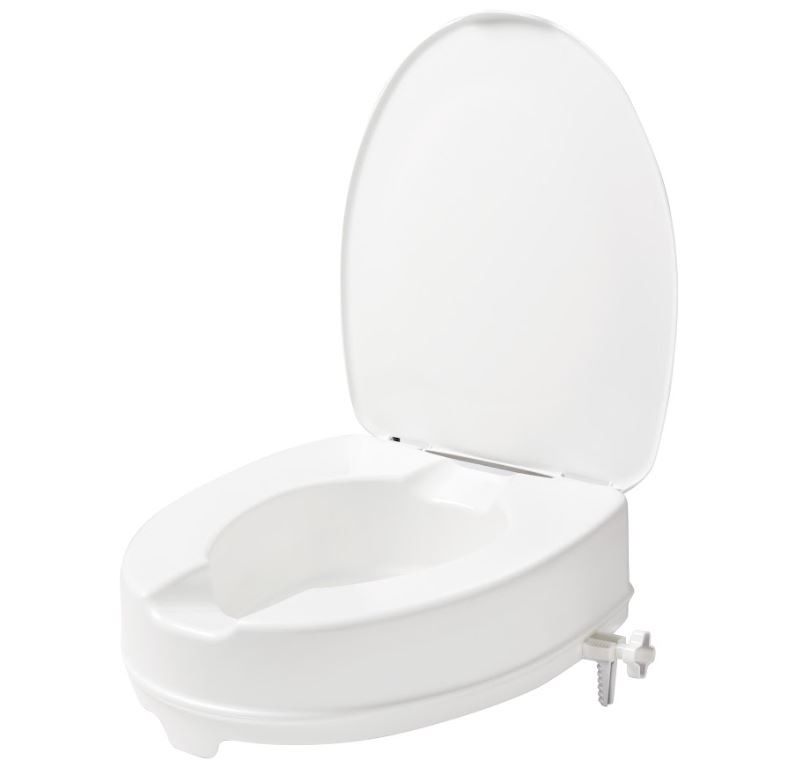 SecuCare toiletverhoger met klep 100 mm