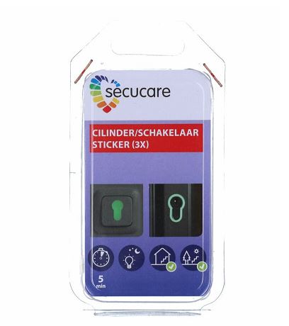 SecuCare glow in the dark markering voor cilinder/schakelaar - Afbeelding 3
