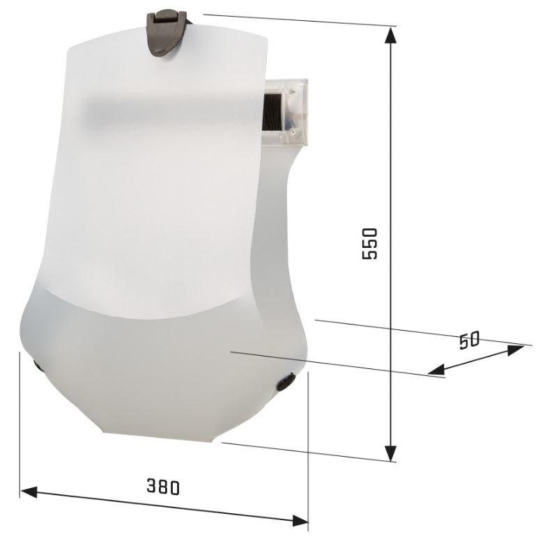 SecuCare postvanger met tochtborstel - Afbeelding 3