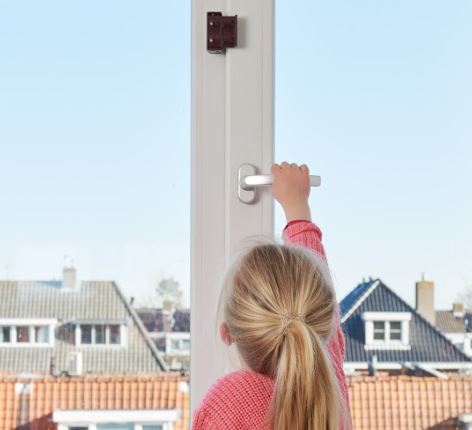 SecuMax draaikiep raamgrendel 840 bruin - Afbeelding 3