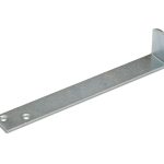 Valijzer 185 mm staal verzinkt