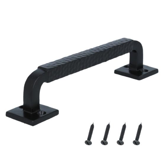 Greep geribbeld 184 mm ijzer zwart - Afbeelding 2