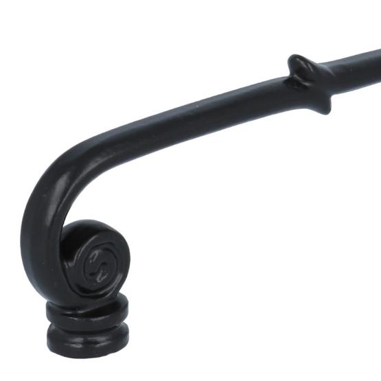 Greep spiraal 141 mm ijzer zwart - Afbeelding 3