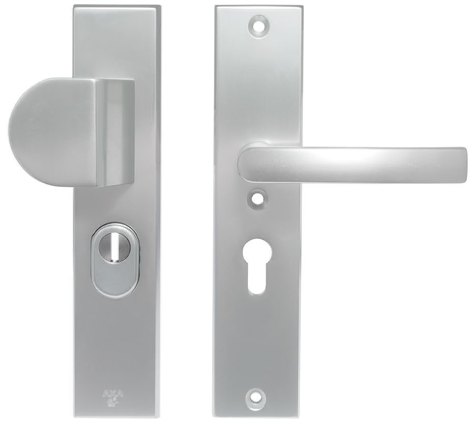 AXA Basic veiligheidsbeslag PC55 SKG3 met kerntrekbeveiliging D-greep/kruk