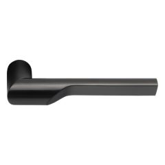 Deurklink RIVIO by Gensler GL101-ZR zonder rozet pvd mat zwart