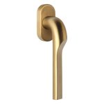 Draaikiepgarnituur RIVIO by Gensler GL100-DK-O links pvd mat goud