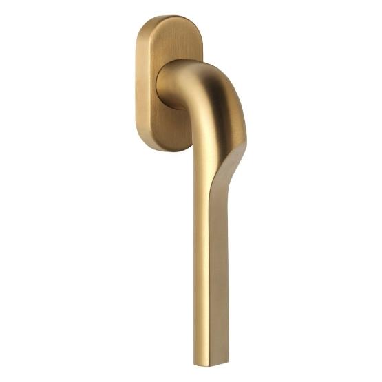 Draaikiepgarnituur RIVIO by Gensler GL100-DK-O links pvd mat goud