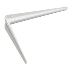 Plankdrager staal geperst wit gelakt 345x280 mm