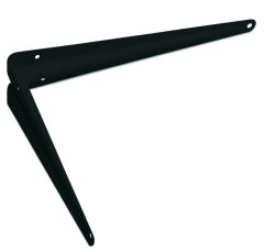 Plankdrager staal geperst zwart gelakt 345x280 mm