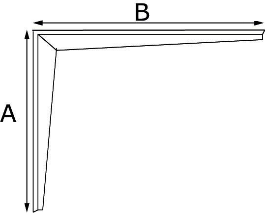 Plankdrager zwaar 250x300 mm vuurverzinkt - Afbeelding 2