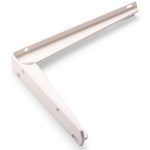 Plankdrager zwaar 300x400 mm wit