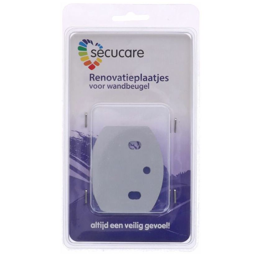 Secucare renovatieplaatje voor wandbeugels 2 stuks