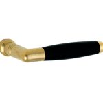 Deurklink Ton ebben messing antiek