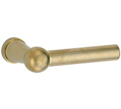 Deurklink Chemin de Fer 85mm messing antiek