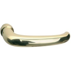 Deurklink Halfsabel messing gelakt