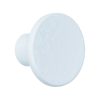 Knop zamak 26 mm wit