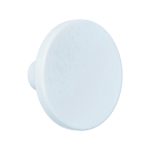 Knop zamak 41 mm wit