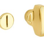 WC olive 5-8 mm Piatto messing ongelakt