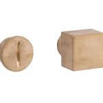 WC olive 5-8 mm Bauhaus messing antiek