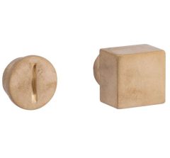 WC olive 5-8 mm Bauhaus messing antiek