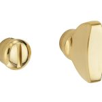 WC olive 5-8 mm Elegant messing gelakt