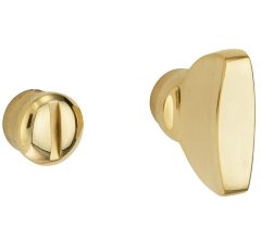 WC olive 5-8 mm Elegant messing gelakt