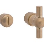 WC olive 5-8 mm Chemin de Fer messing antiek