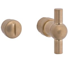 WC olive 5-8 mm Chemin de Fer messing antiek